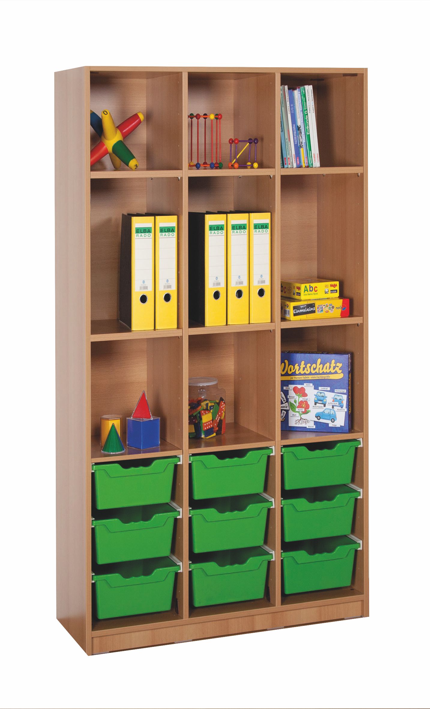 ErgoTray Regal 3-reihig mit 9 Boxen L